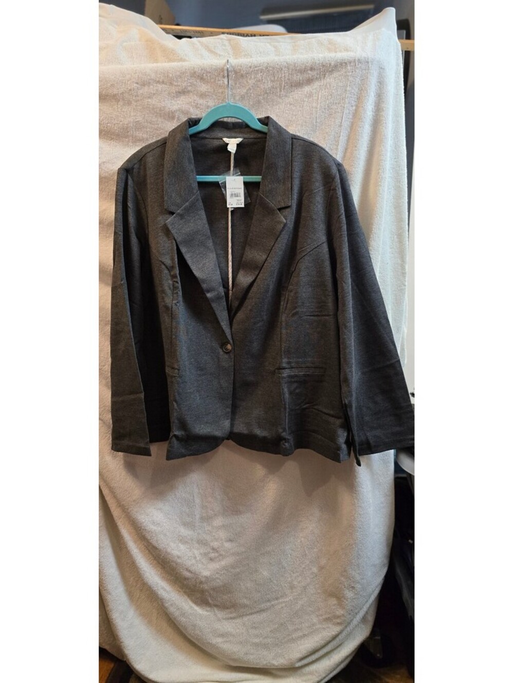 Cato Plus Size Gray Sportwear Blazer Jacket Size 26/28
